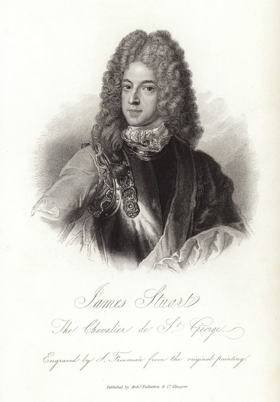 Portræt af James Stuart af English School