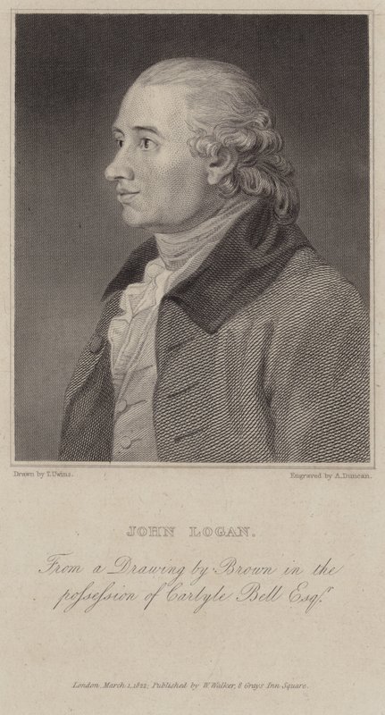 Portræt af John Logan af English School