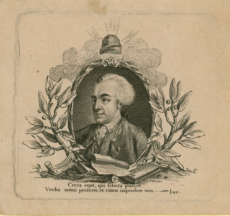 Portræt af John Wilkes af English School