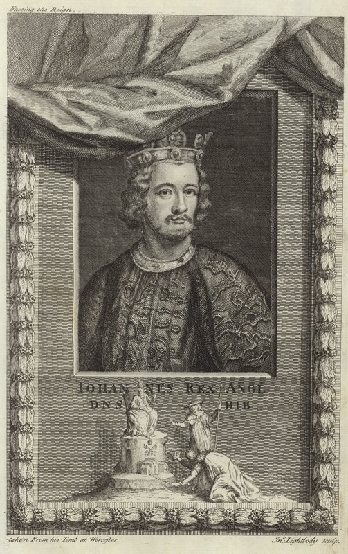 Portræt af John of England af English School