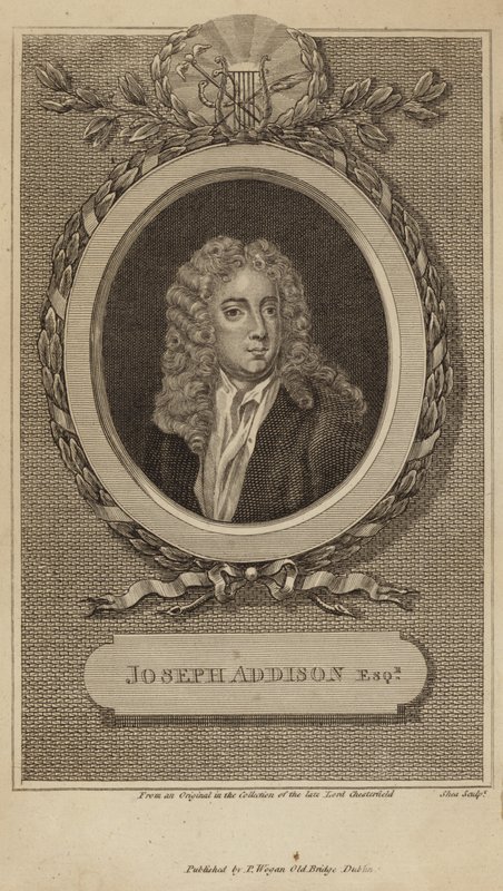 Portræt af Joseph Addison af English School