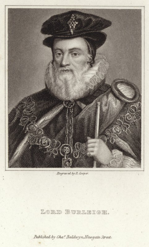 Portræt af Lord Burleigh af English School