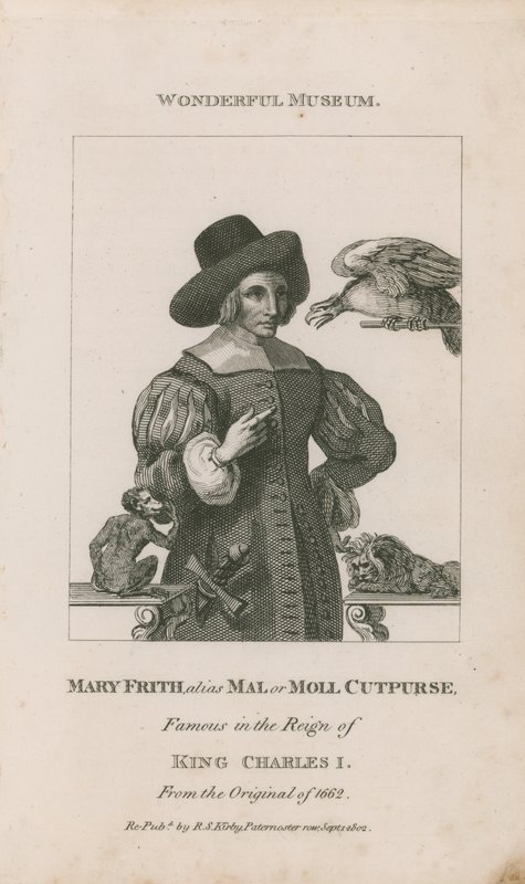 Portræt af Mary Frith af English School