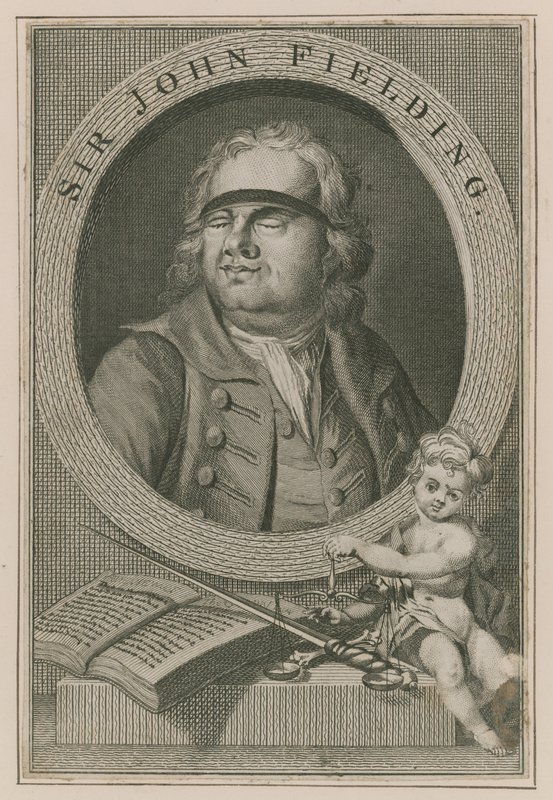 Portræt af Sir John Fielding af English School