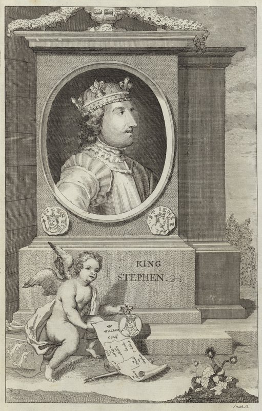 Portræt af Stephen af England af English School