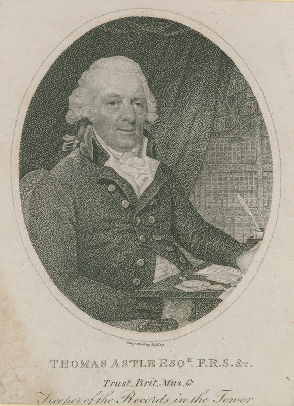 Portræt af Thomas Astle af English School