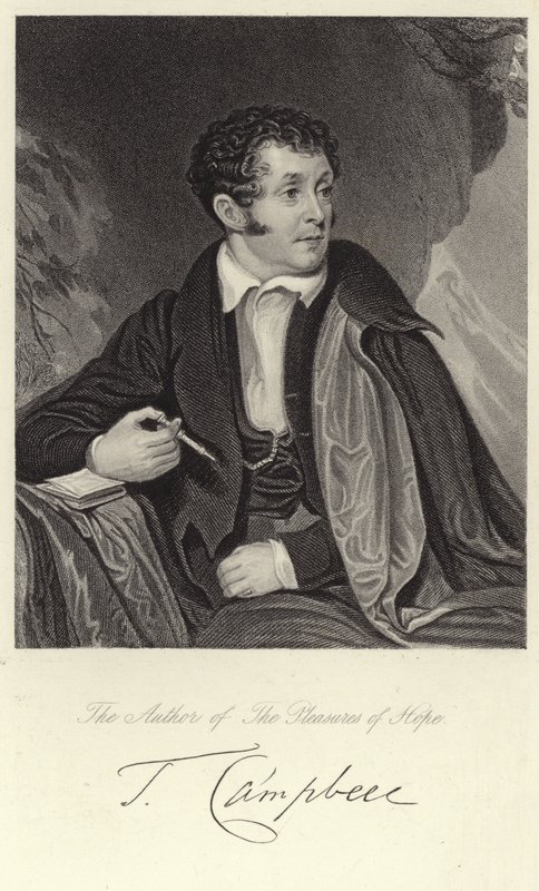 Portræt af Thomas Campbell af English School