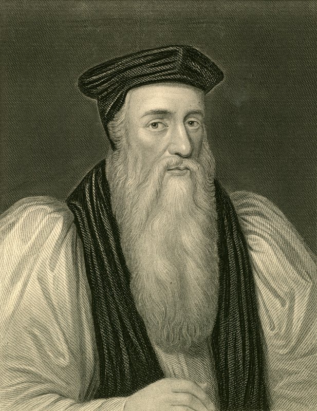 Portræt af Thomas Cranmer af English School