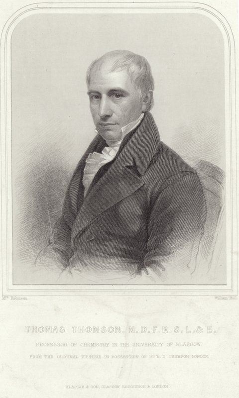 Portræt af Thomas Thomson af English School