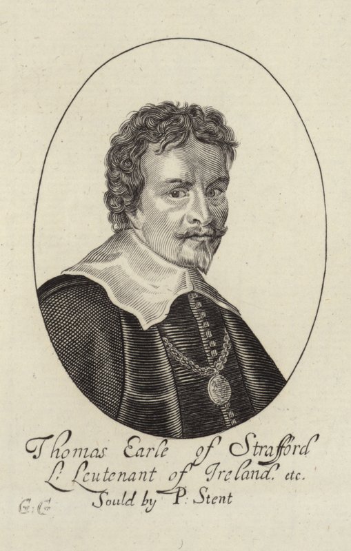 Portræt af Thomas Wentworth af English School