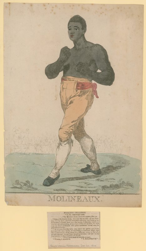 Portræt af Tom Molineaux af English School