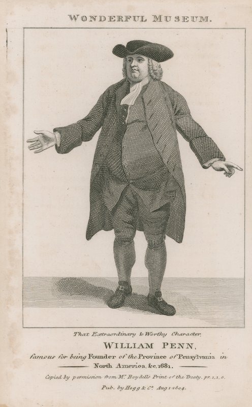 Portræt af William Penn af English School