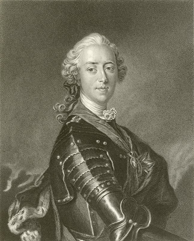 Prins Charles Edward Stuart af English School