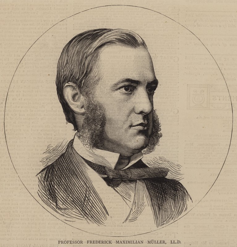 Professor Frederick Maximilian Muller, LLD (gravering) af English School