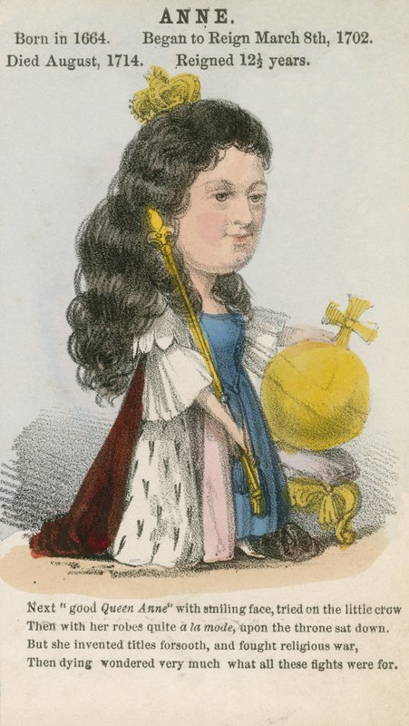 Dronning Anne (akvatint) af English School