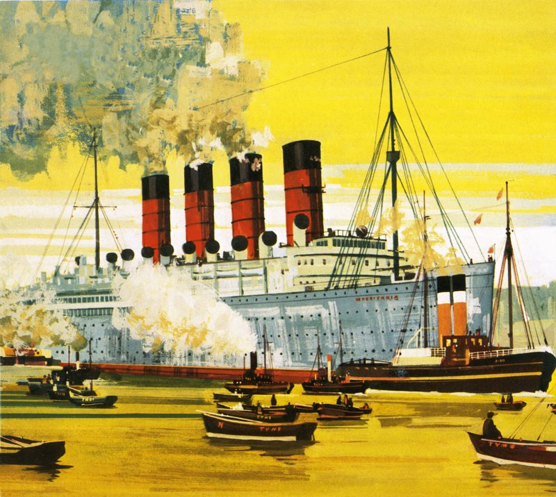 RMS Mauretanien af English School