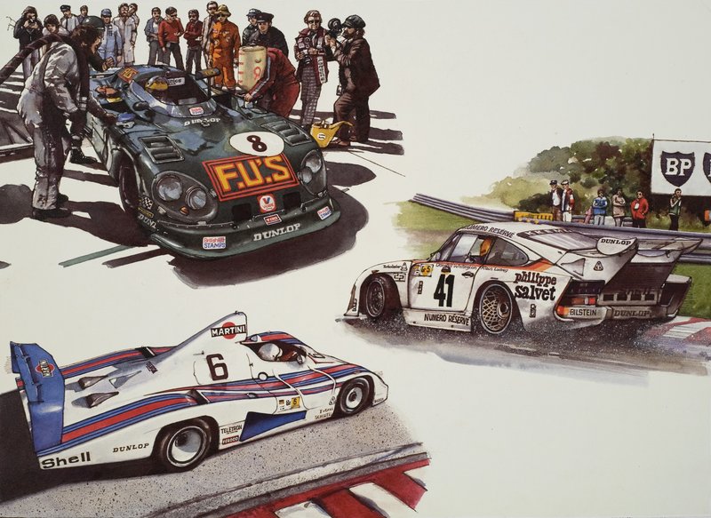 Racing biler af English School