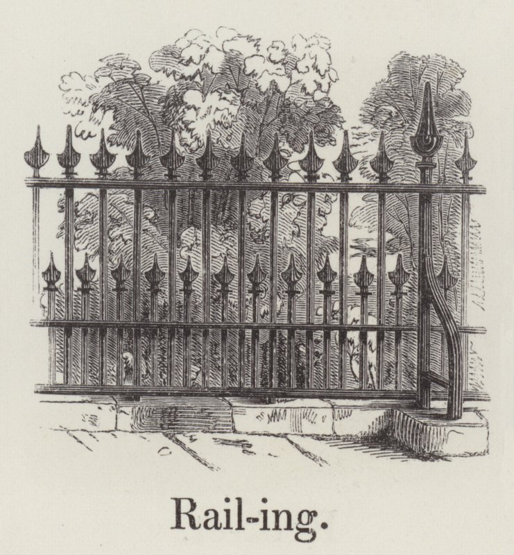 Gelænder (gravering) af English School