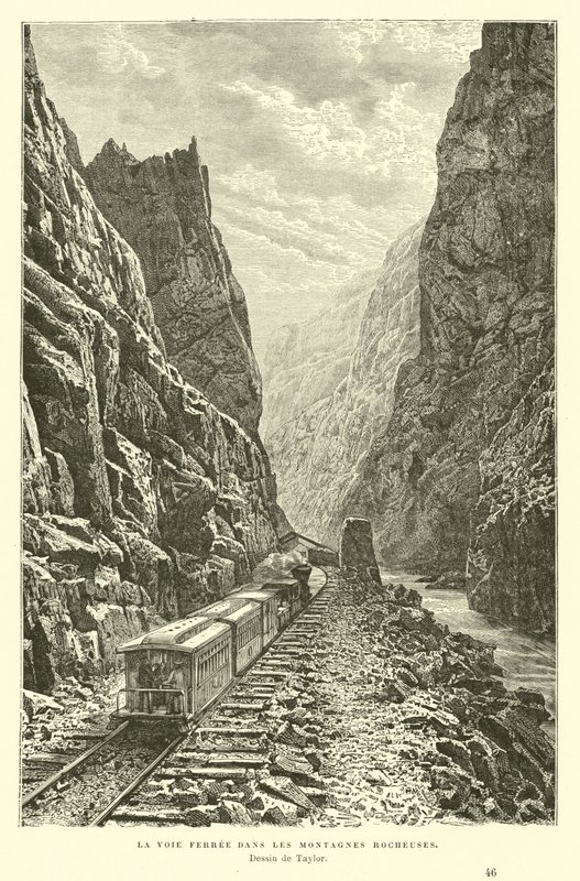 Jernbane i Rocky Mountains, Canada af English School