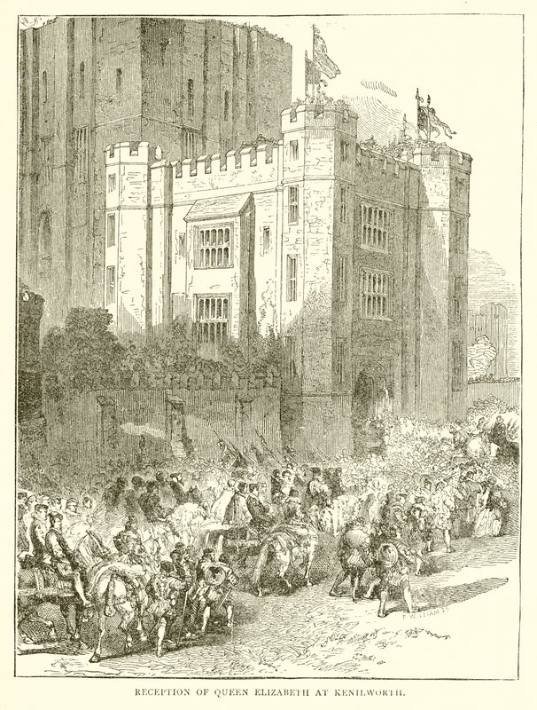 Modtagelse af dronning Elizabeth i Kenilworth af English School