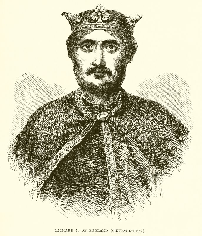 Richard I af England af English School