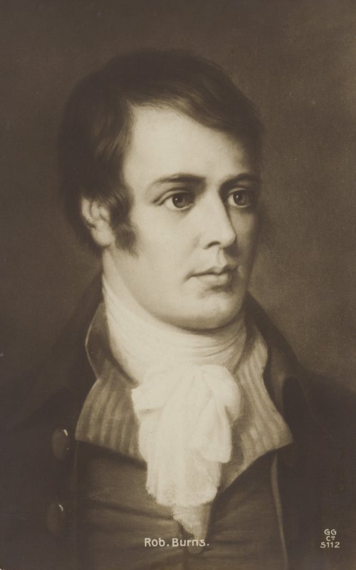 Robert Burns (1759-1796), skotsk digter og tekstforfatter af English School