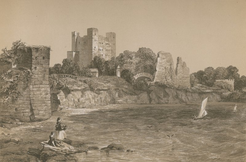 Rochester Castle af English School