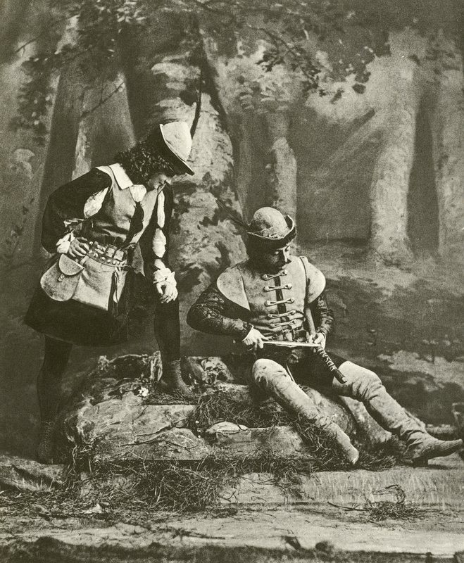 Rosalind og Orlando (dybtryk) af English School