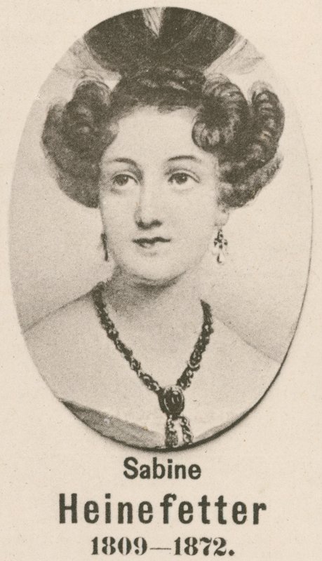 Sabine Heinefetter (gravering) af English School