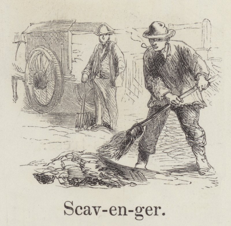 Scavenger (gravering) af English School