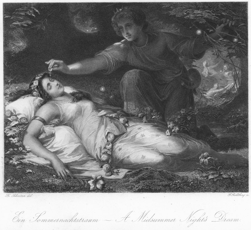 Scene fra A Midsummer Nights Dream af English School