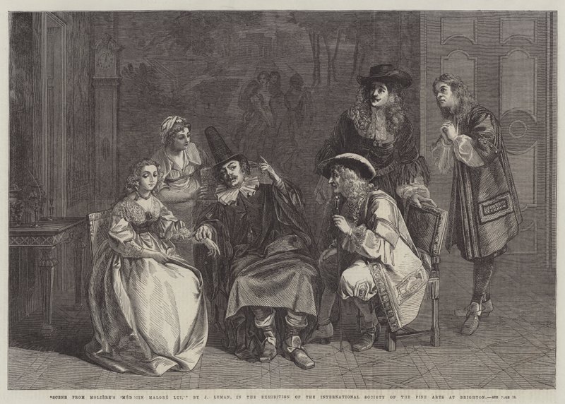 Scene fra Molieres 
