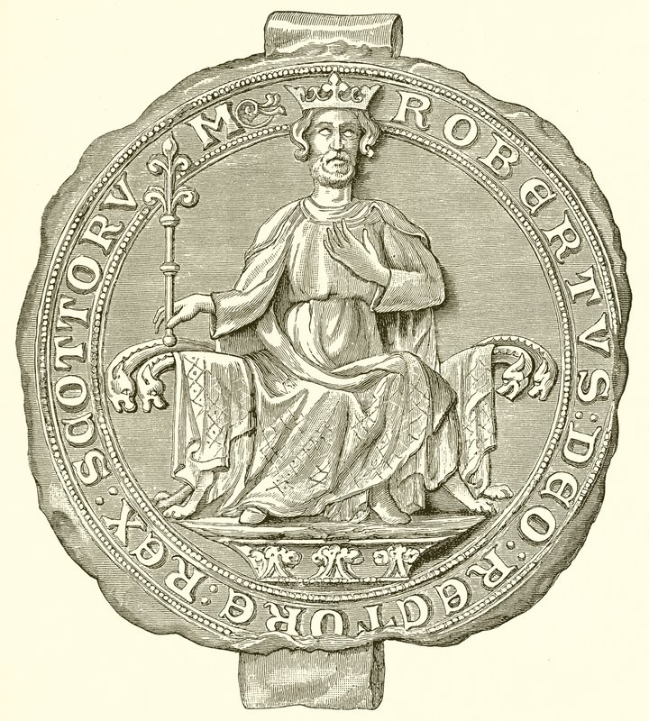 Segl af Robert Bruce, konge af skotterne af English School