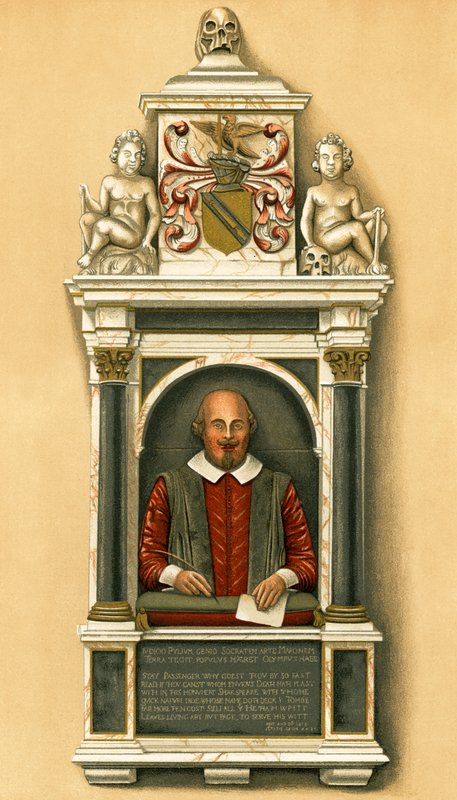 Shakespeare buste af English School