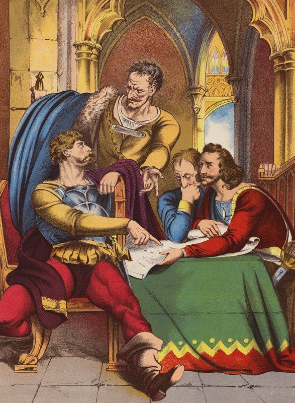 Shakespeare: Henry IV, Part I (chromolitho) af English School