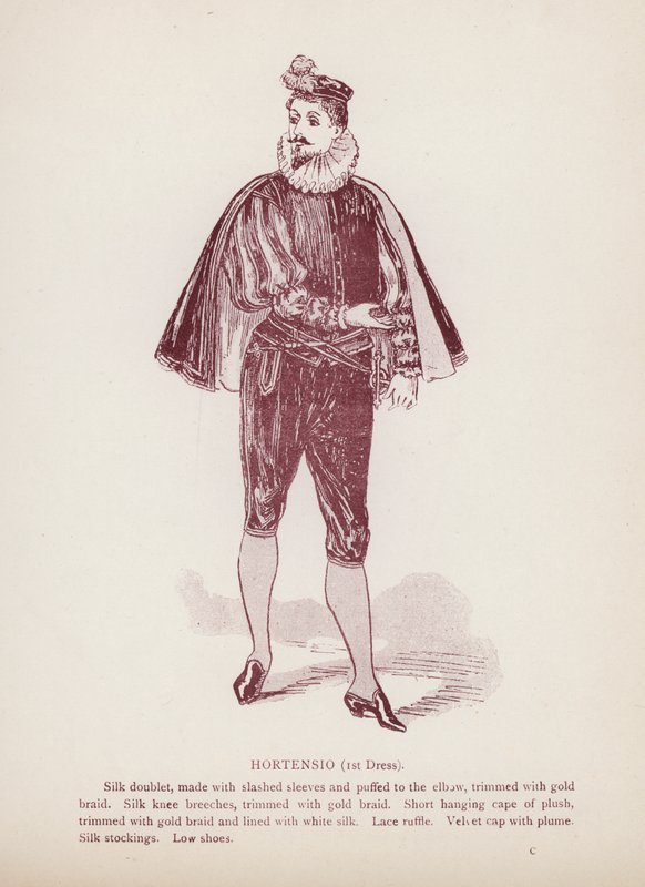 Shakespeares Taming of the Shrew: Hortensio af English School