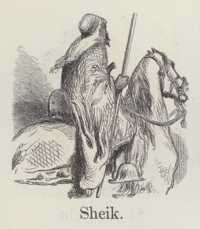 Sheik (gravering) af English School