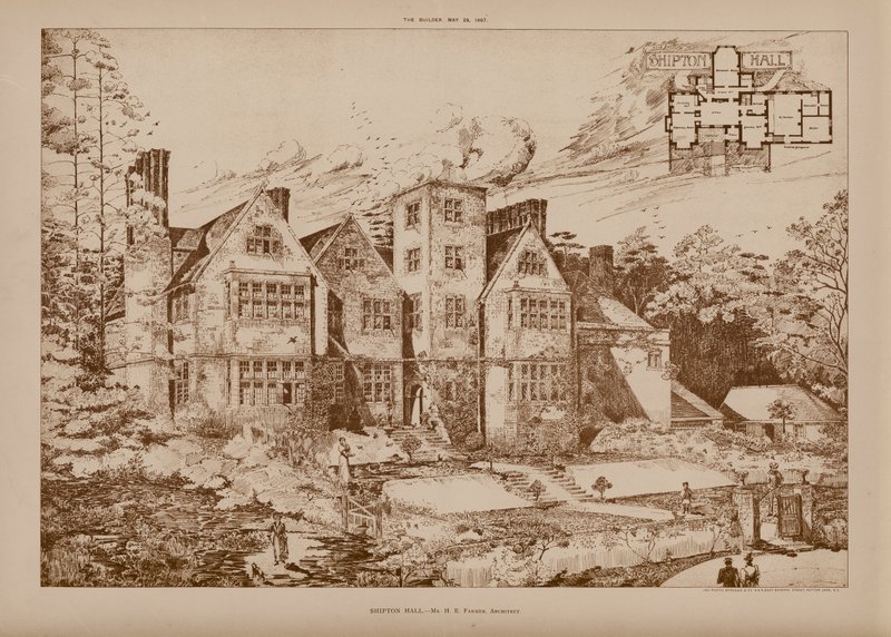 Shipton Hall (gravering) af English School