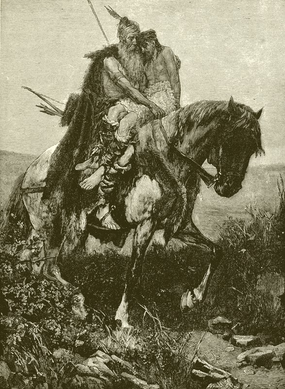 Sigurd med kong Haralds lig af English School