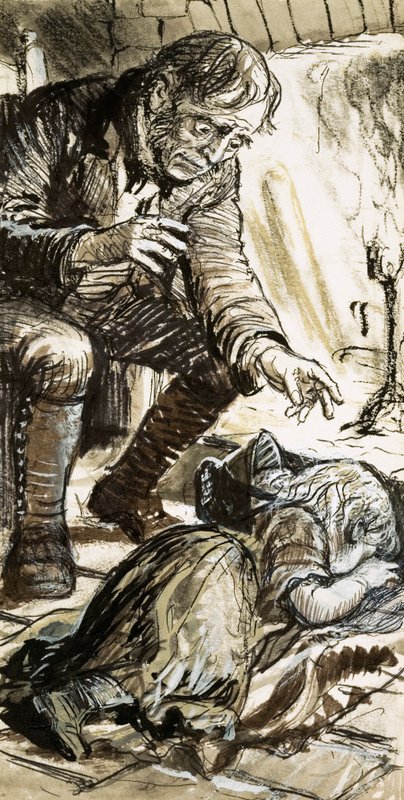 Silas Marner og Eppie af English School