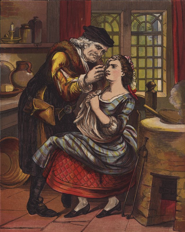 Syng en sang af sixpence (farve litho) af English School