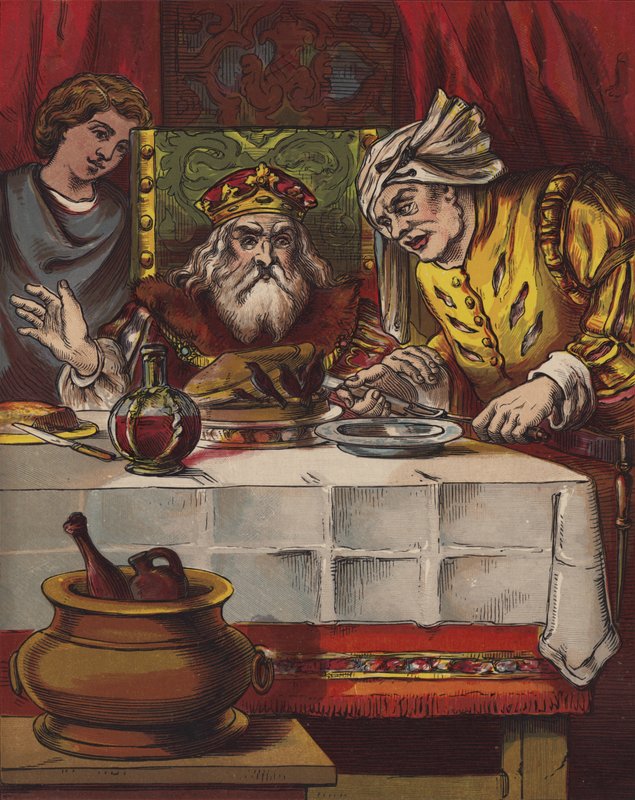 Syng en sang af sixpence (farve litho) af English School