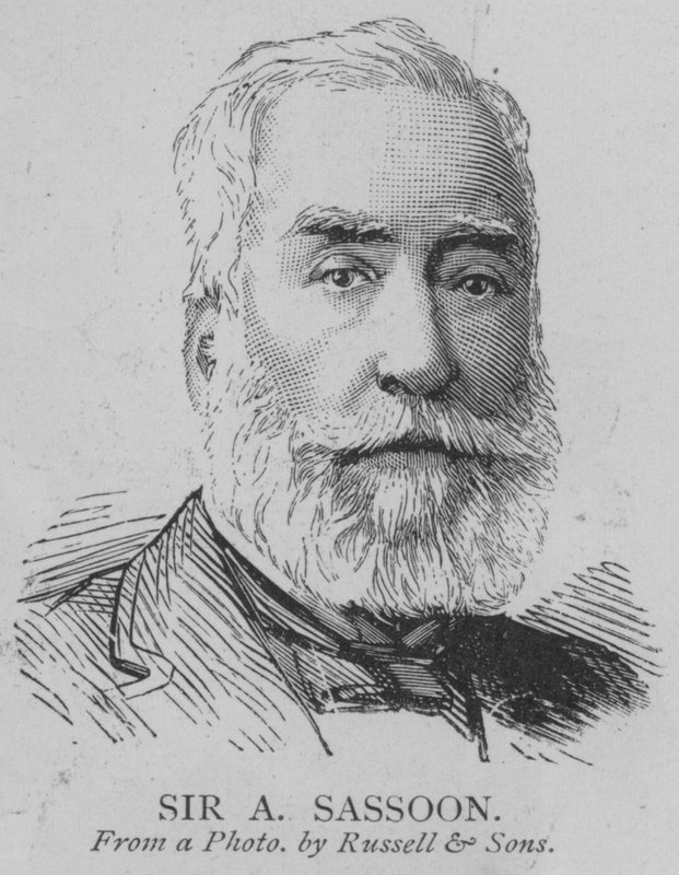 Sir A Sassoon (gravering) af English School