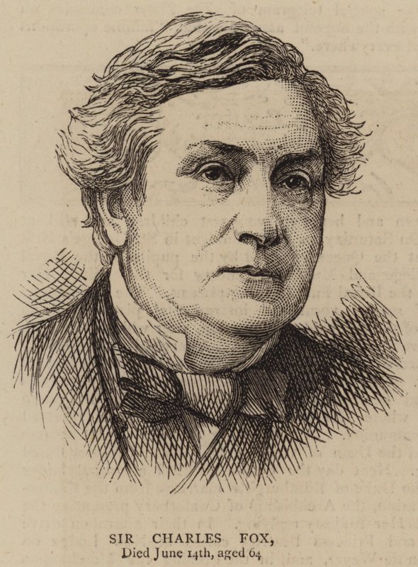Sir Charles Fox (kobberstik) af English School