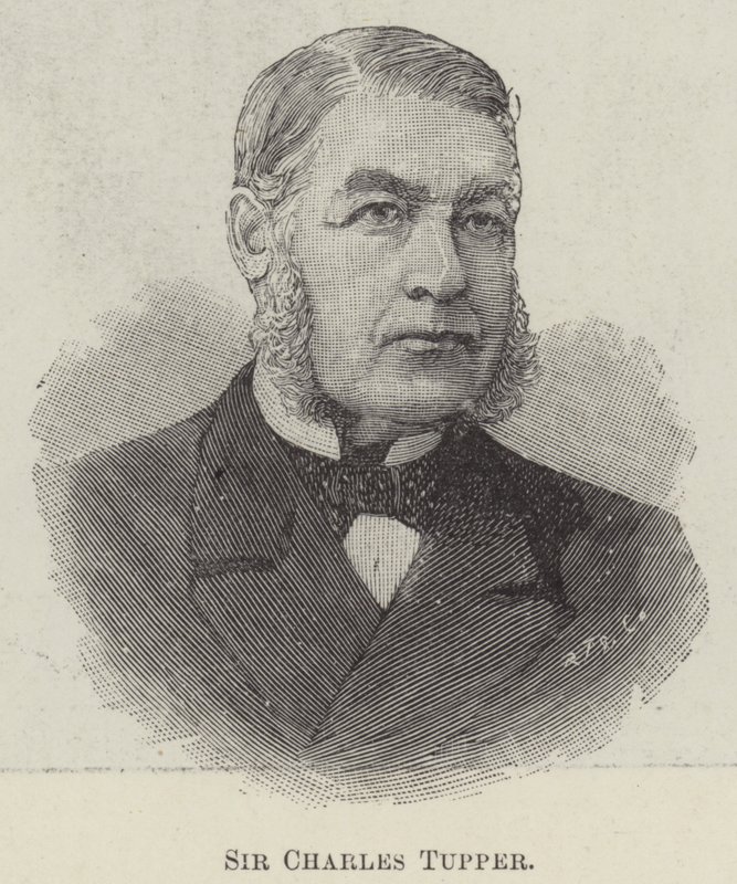 Sir Charles Tupper (gravering) af English School