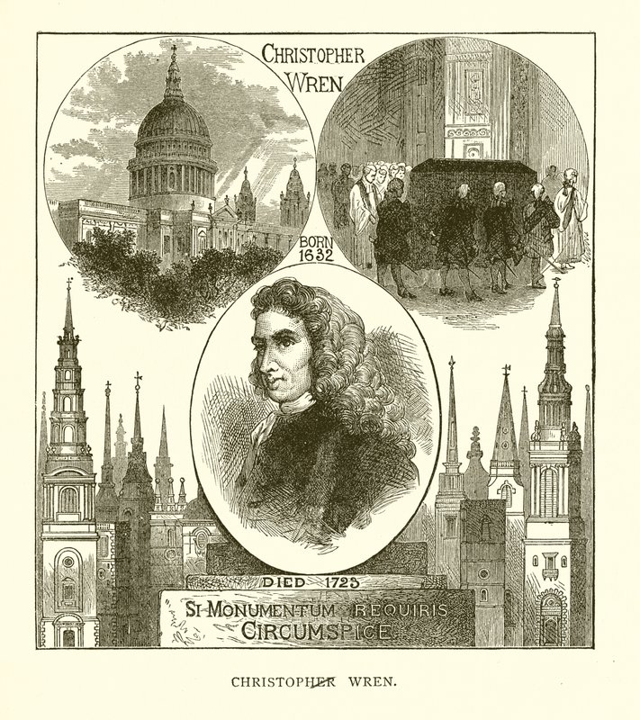 Sir Christopher Wren af English School
