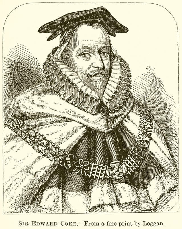 Sir Edward Coke af English School