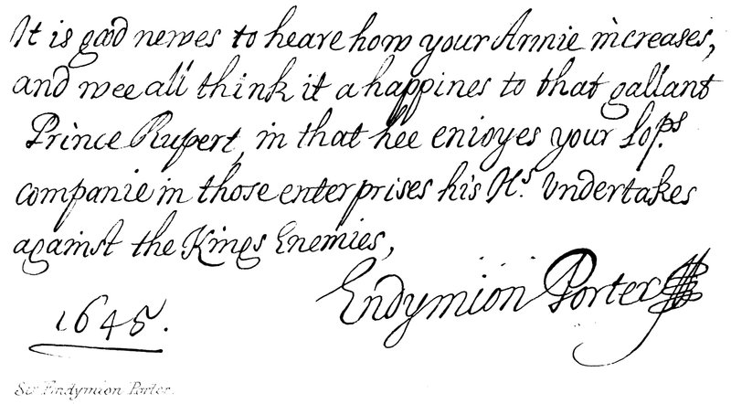 Sir Endymion Porter af English School