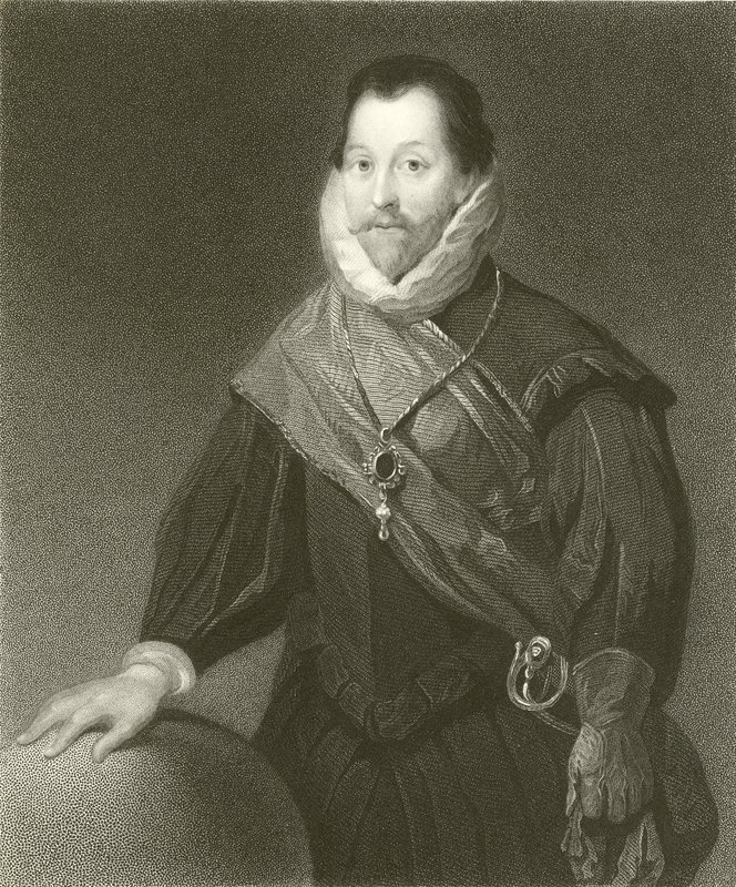 Sir Francis Drake af English School