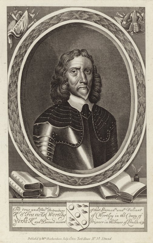 Sir Francis Wortley af English School